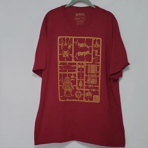 Dungeons & Dragons Lootwear Exclusive Sprue Tree Dwarf Model 2XL Red T-Shirt